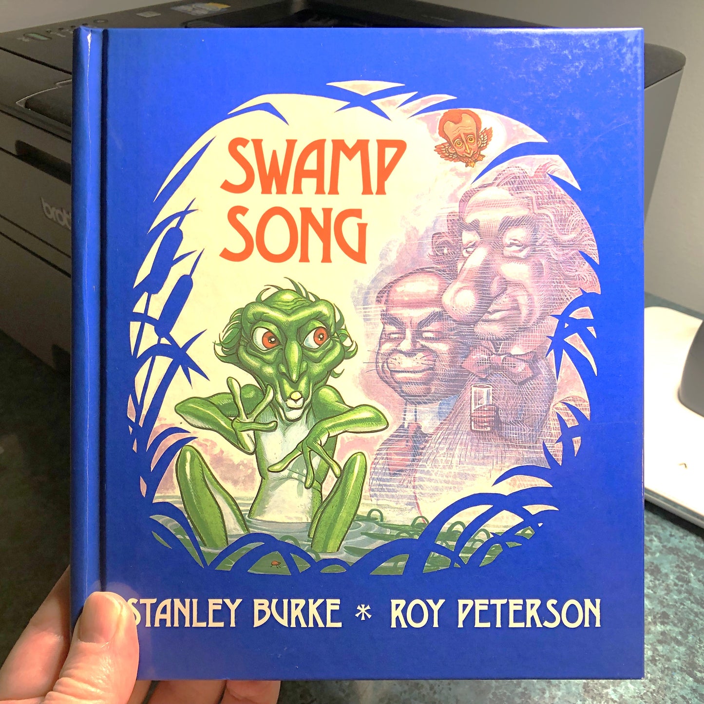 SWAMP SONG, Political Humour by Stanley Burke, Illustrations by Roy Peterson (1st Ed. SIGNED)