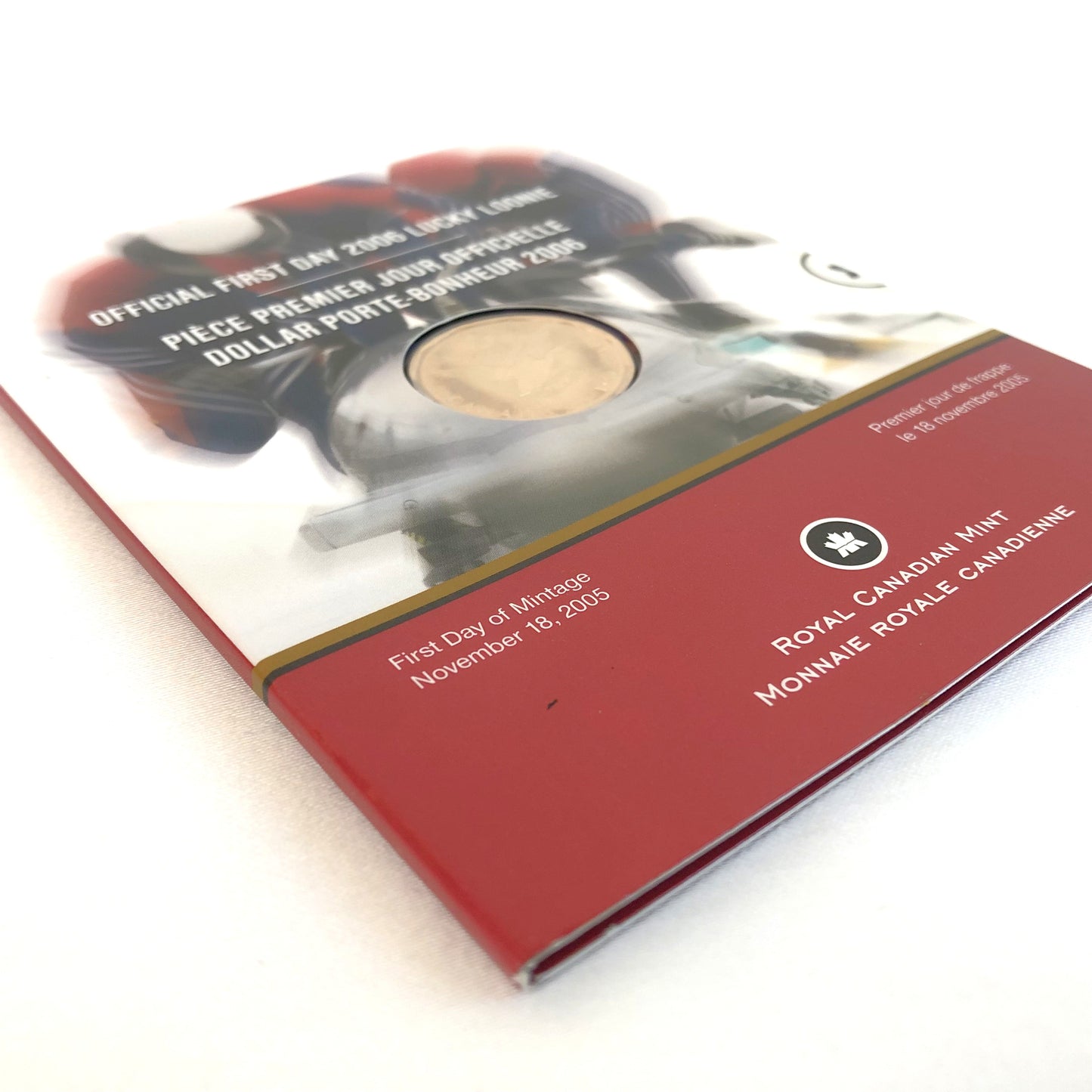 2006 CANADIAN LUCKY $1 LOONIE OFFICIAL FIRST DAY COIN, in Original Presentation Folder!