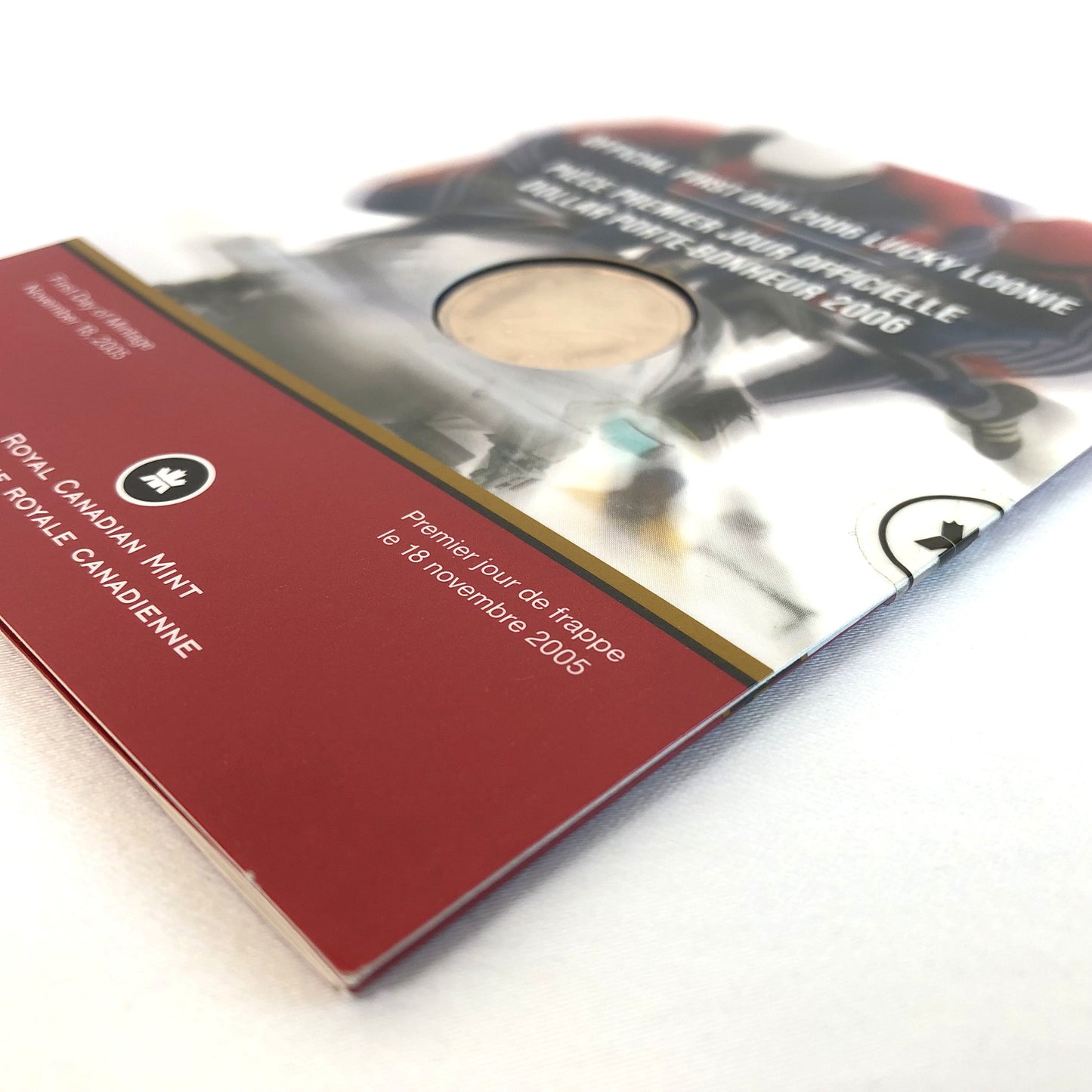 2006 CANADIAN LUCKY $1 LOONIE OFFICIAL FIRST DAY COIN, in Original Presentation Folder!