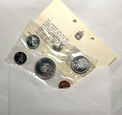1964 CANADIAN 6-COIN 80% SILVER PROOF SET: 100th Anniversary of the Charlottetown and Quebec City Pre-Confederation Meetings