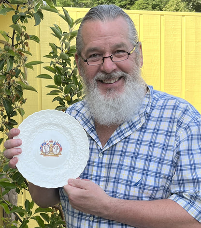 Antique King George VI and Queen Elizabeth Two-Pack Special: 1937 Coronation Cup and 1937 Visit to Canada Souvenir Plate