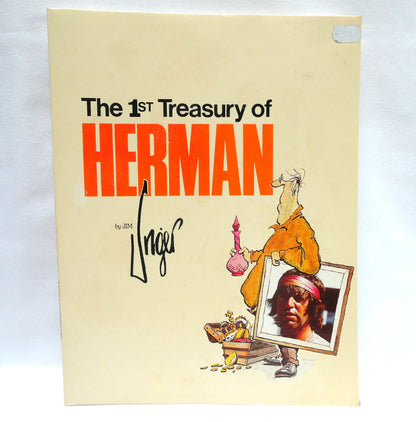 HERMAN, THE FIRST TREASURY, by Jim Unger (1979 1st Ed.)