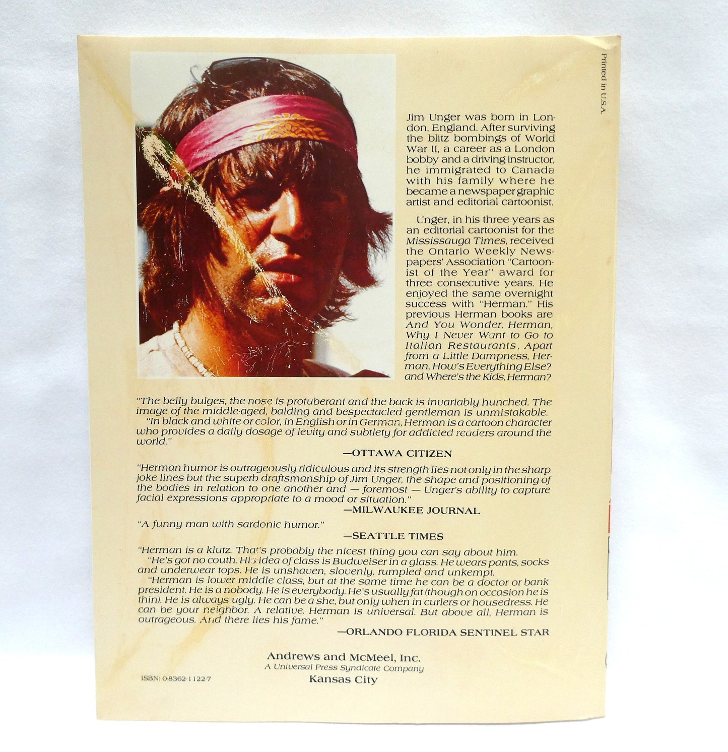 HERMAN, THE FIRST TREASURY, by Jim Unger (1979 1st Ed.)