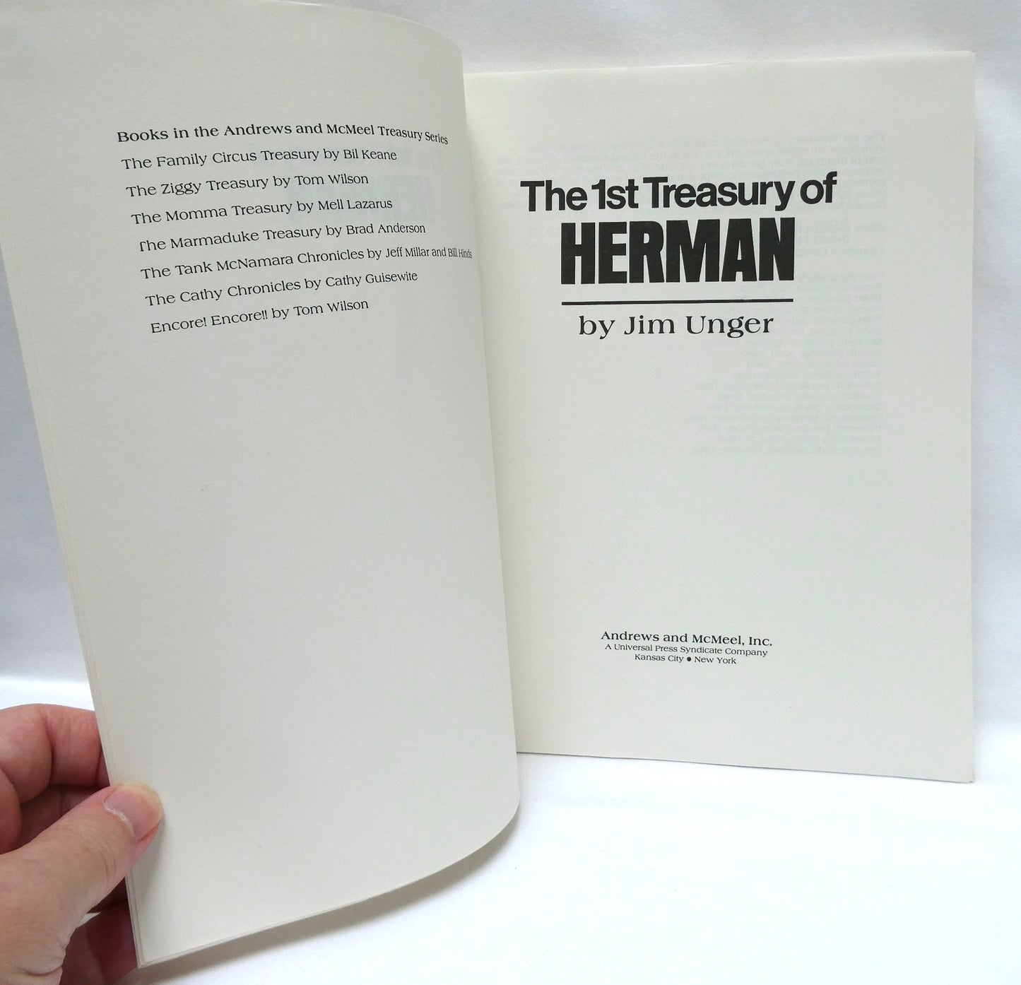 HERMAN, THE FIRST TREASURY, by Jim Unger (1979 1st Ed.)