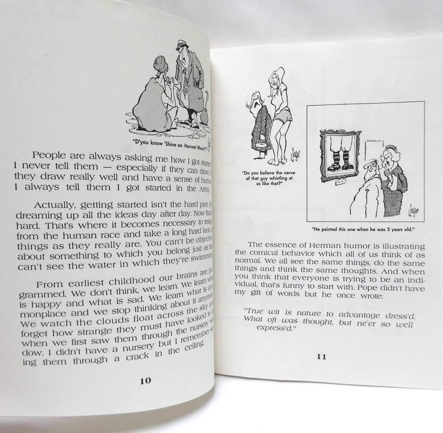 HERMAN, THE FIRST TREASURY, by Jim Unger (1979 1st Ed.)