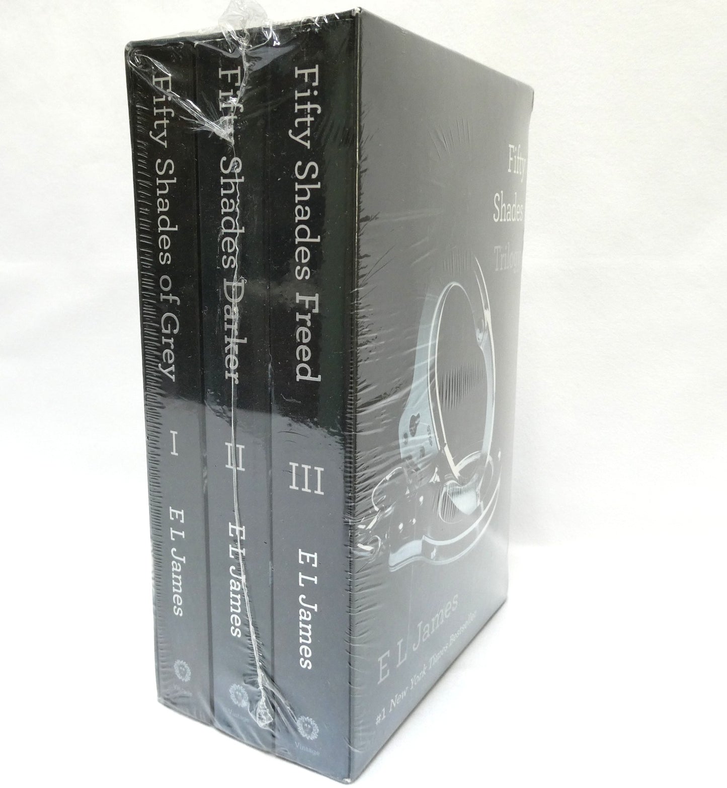 FIFTY SHADES TRILOGY, by E.L. James: Set of 3 Softcover Books in Slipcase, BRAND NEW FACTORY WRAPPED!