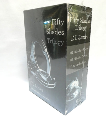 FIFTY SHADES TRILOGY, by E.L. James: Set of 3 Softcover Books in Slipcase, BRAND NEW FACTORY WRAPPED!