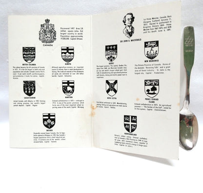 EXPO 1867-1967 SET OF 12 SPOONS: Canadian Provinces and Territories PLUS BONUS EXPO SPOON & COA, by Oneida Silversmiths of Canada