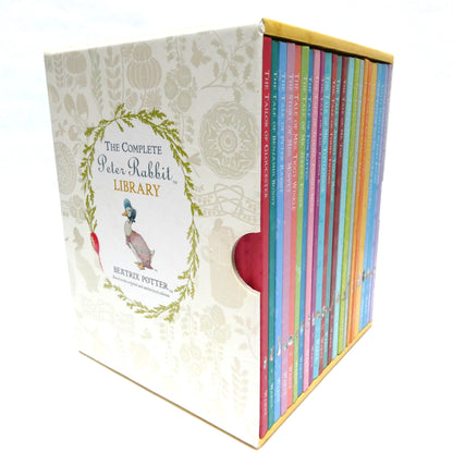 THE COMPLETE PETER RABBIT BEATRIX POTTER 23 Volume Library with Slipcase, BRAND NEW by F. Warne and Company, 2006