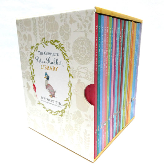 THE COMPLETE PETER RABBIT BEATRIX POTTER 23 Volume Library with Slipcase, BRAND NEW by F. Warne and Company, 2006