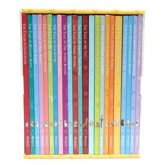 THE COMPLETE PETER RABBIT BEATRIX POTTER 23 Volume Library with Slipcase, BRAND NEW by F. Warne and Company, 2006