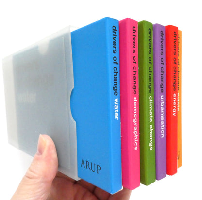 DRIVERS OF CHANGE: 6-Booklet Card Deck Set Collection, by ARUP (2006 1st Ed.)