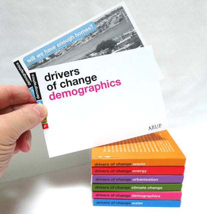 DRIVERS OF CHANGE: 6-Booklet Card Deck Set Collection, by ARUP (2006 1st Ed.)