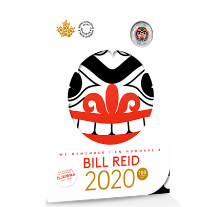 2020 BILL REID 6-Coin Canadian Commemorative Collector Set, Includes TWO TOONIES: Coloured & Non-Coloured!