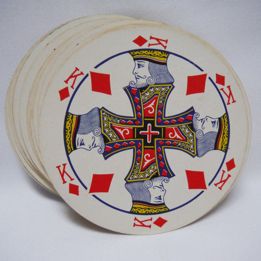 Playing Cards, Full Deck of 52 "Country Club" Vintage Round Cards