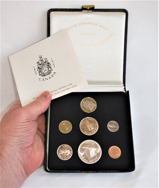 1967 CANADIAN Confederation Centennial 1967 Proof Presentation 7-piece Coin Set