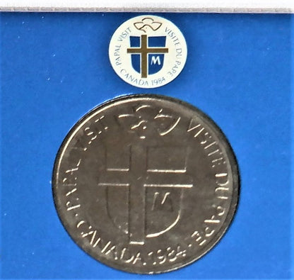 1984 papal visit coin