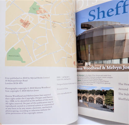 DISCOVER SHEFFIELD, A Photo Guide Book by Sheena Woodhead & Melvyn Jones (2010 1st Ed.)