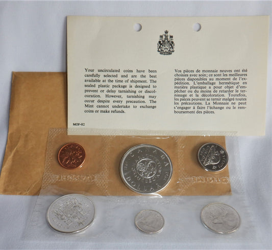 1964 PURE SILVER PROOF 6-COIN SET: 100th Anniversary of the Charlottetown and Quebec City Pre-Confederation Meetings