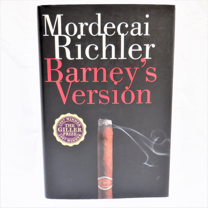 BARNEY'S VERSION, A Novel by Mordecai Richler (1st Ed. SIGNED)