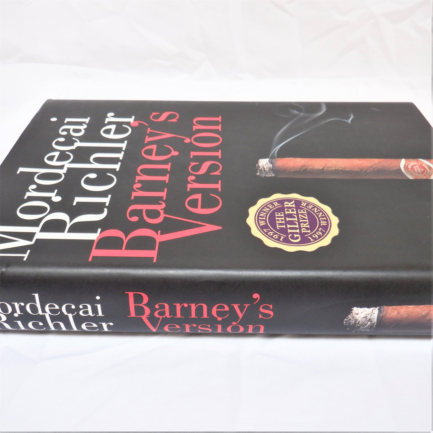 BARNEY'S VERSION, A Novel by Mordecai Richler (1st Ed. SIGNED)