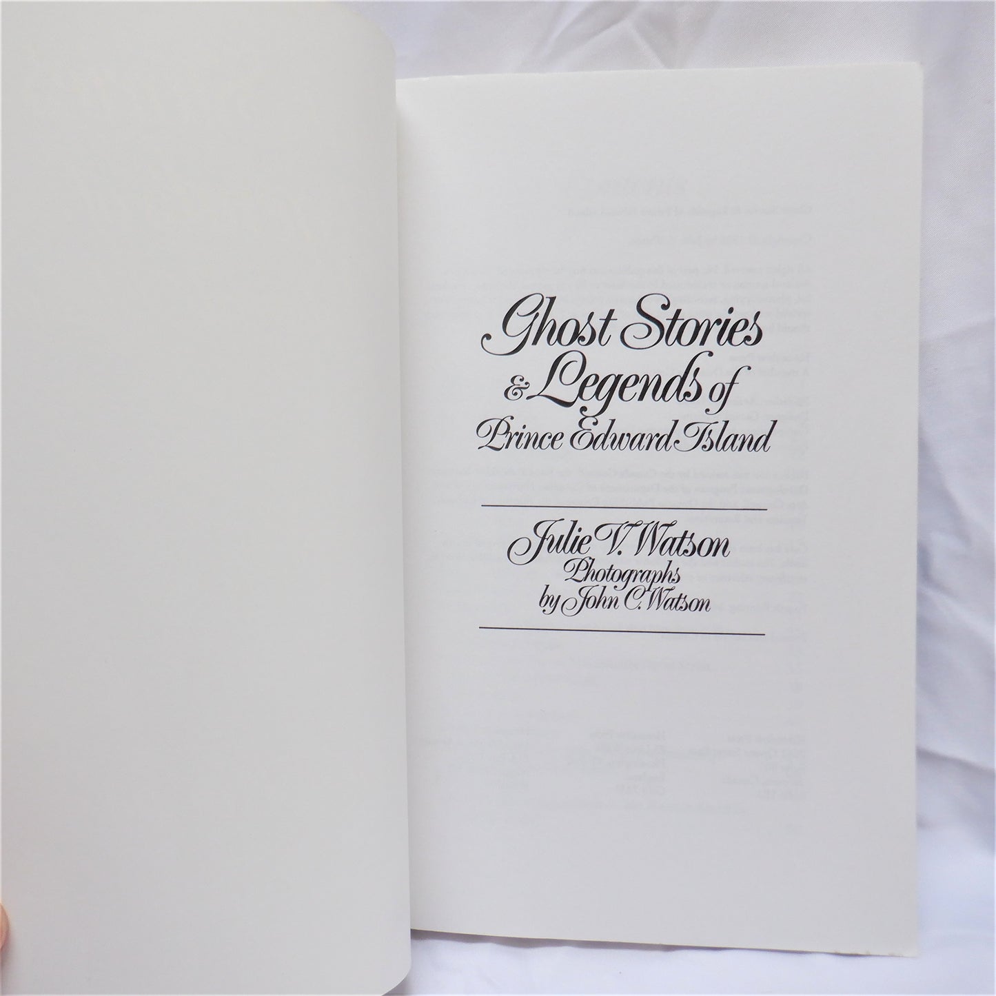 GHOST STORIES & LEGENDS of PRINCE EDWARD ISLAND, by Julie V. Watson, 1995