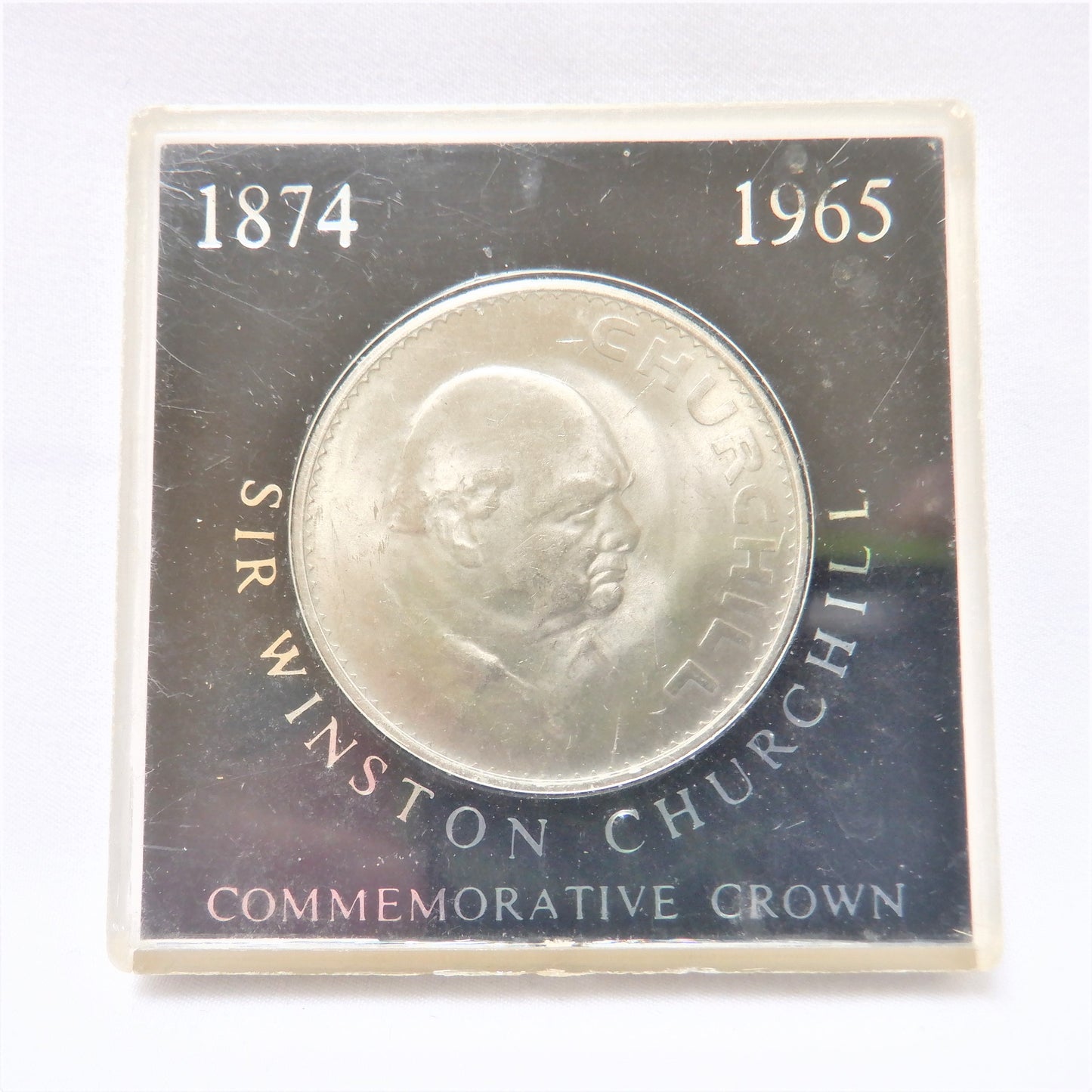 1965 British Commemorative Crown Coin: SIR WINSTON CHURCHILL (1874 – 1965)