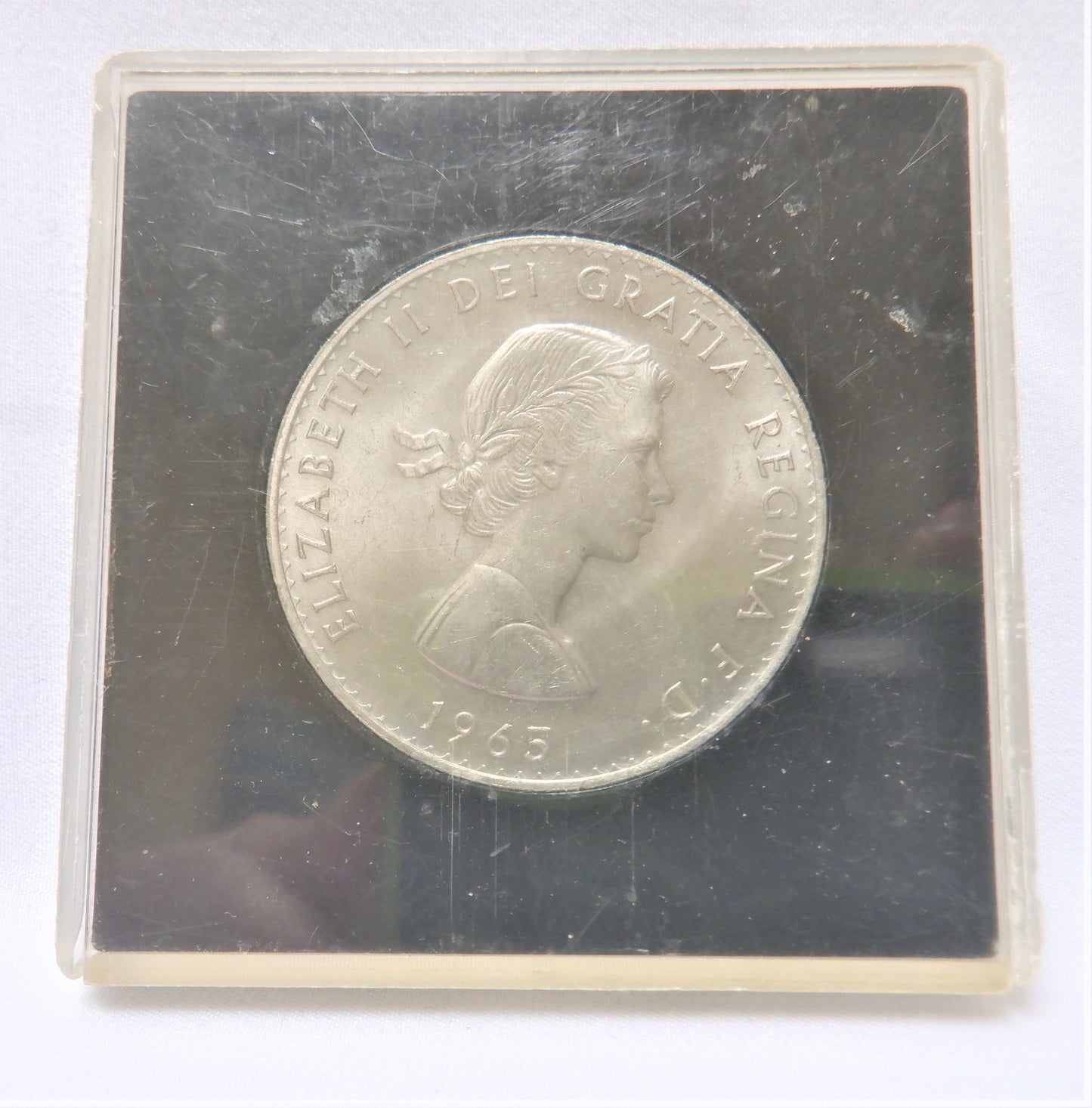 1965 British Commemorative Crown Coin: SIR WINSTON CHURCHILL (1874 – 1965)