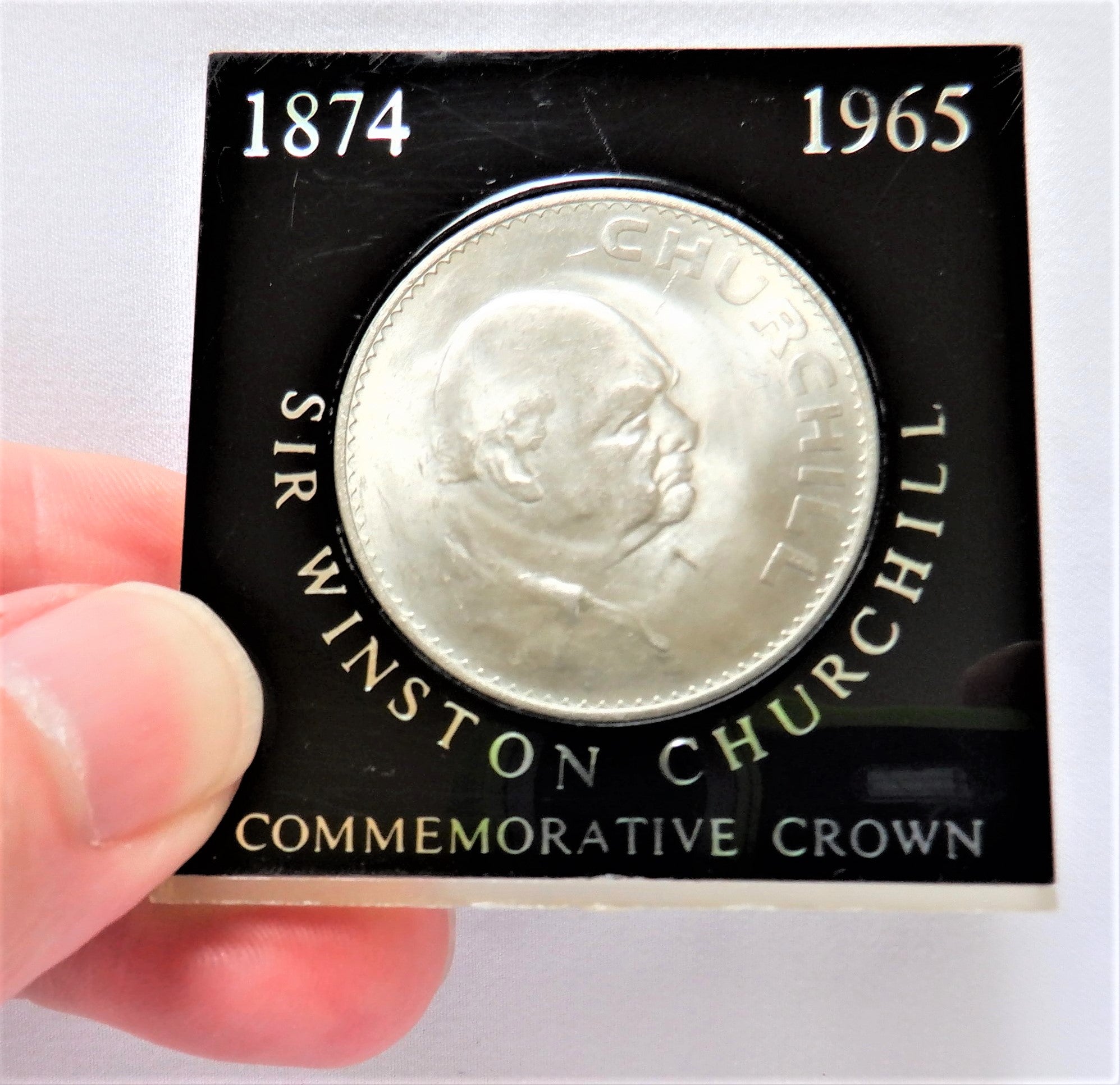 1965 British Commemorative Crown Coin: SIR WINSTON CHURCHILL (1874 – 1 –  Gillmore Coins & Collectibles