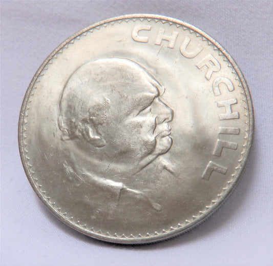 1965 British Commemorative Crown Coin: SIR WINSTON CHURCHILL (1874 – 1965)