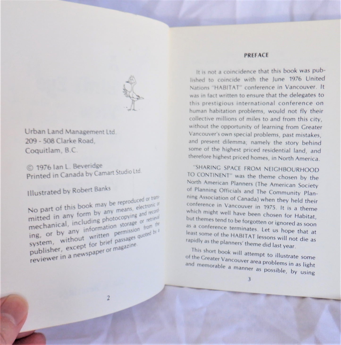 A BIRD'S EYE VIEW OF THE GREATER VANCOUVER HOUSING SCENE, BY Ian L. Beveridge (1st Ed. SIGNED)