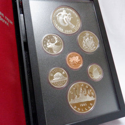 1983 Double Dollar 7-Coin CDN Proof Set: EDMONTON UNIVERSIADE