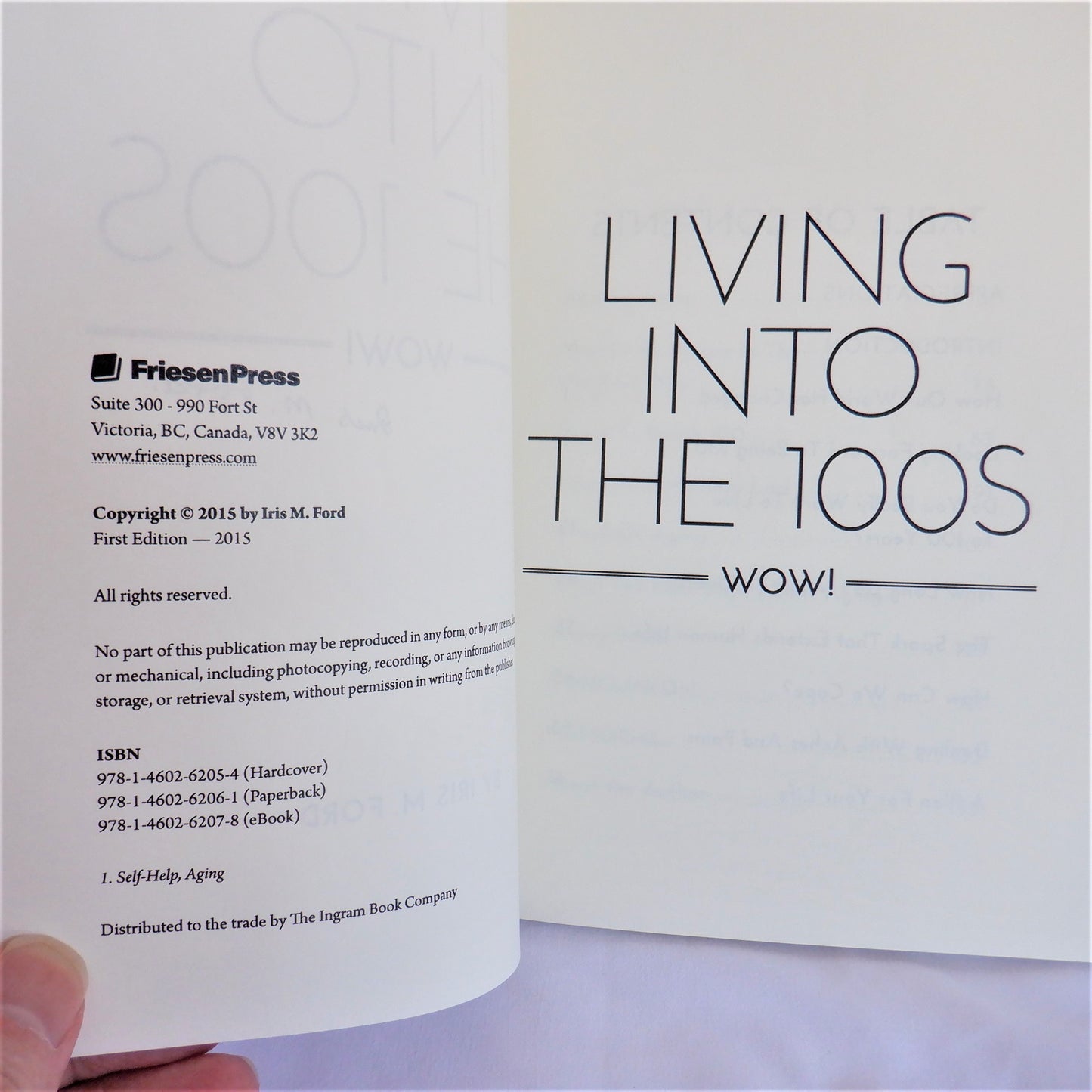 LIVING INTO THE 100's, WOW!, Life Stories by Iris M. Ford (1st Ed. SIGNED)