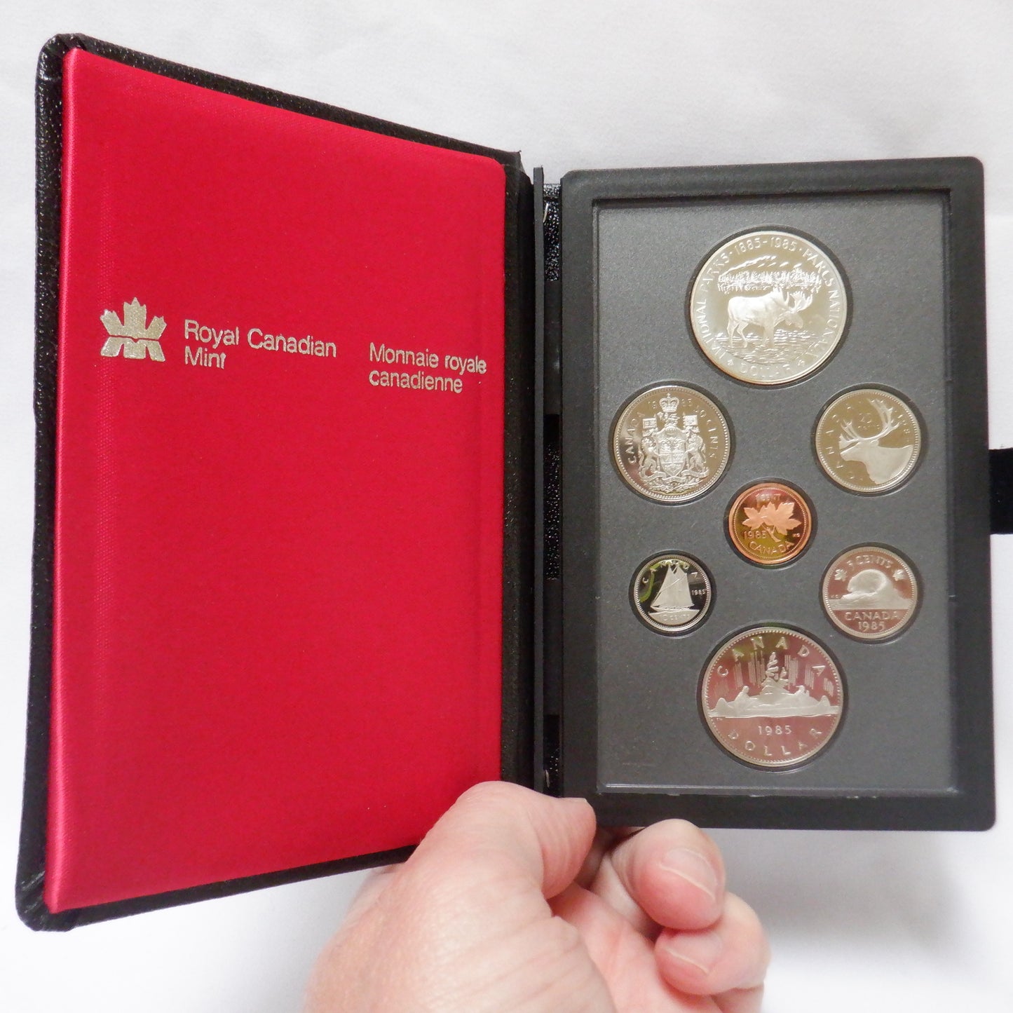 1985 Double Dollar 7-Coin CDN Proof Set: NATIONAL PARKS OF CANADA 100th Anniversary