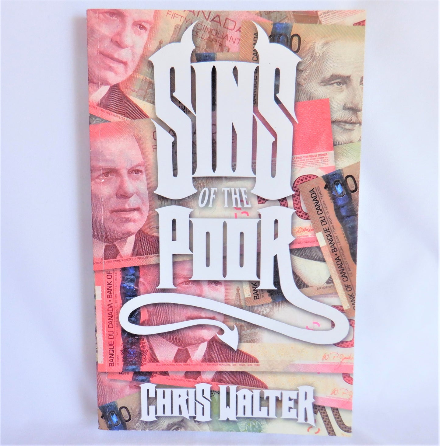 SINS OF THE POOR, A Novel by Chris Walter (1st Ed. SIGNED)