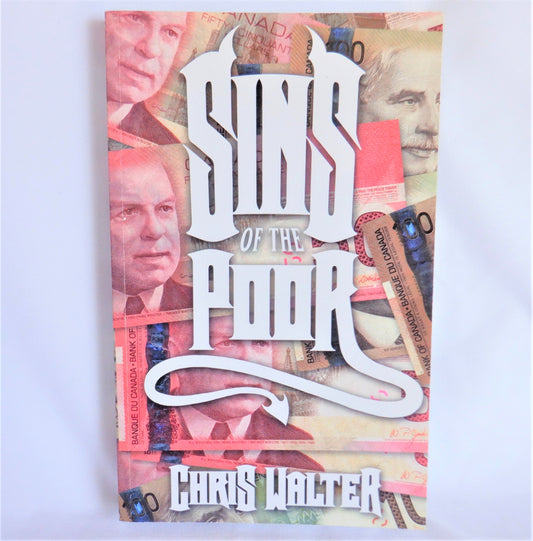 SINS OF THE POOR, A Novel by Chris Walter (1st Ed. SIGNED)