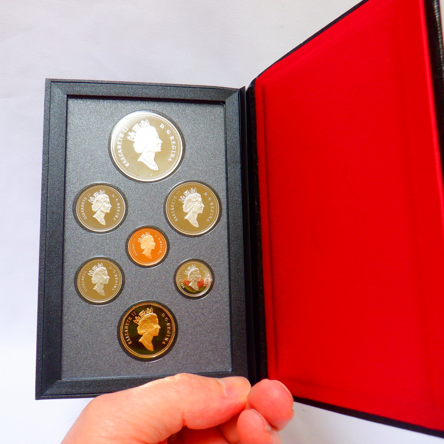 1990 Double Dollar 7-Coin CDN Proof Set: KELSEY EXPLORATION 300th Anniversary