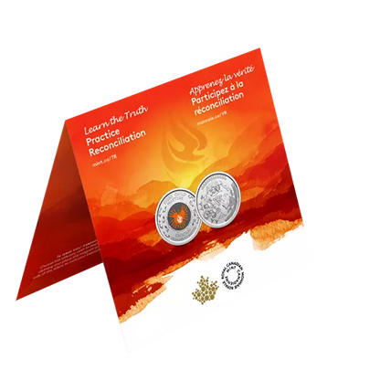 2022 Truth And Reconciliation Keepsake, A Wearable-Coin Designed by First Nations, Métis, and Inuit Communities