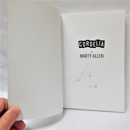 CORDELIA, A CORPORAL JAMES VAANES CRIME NOVEL, by Marty Allen (1st Ed. SIGNED)