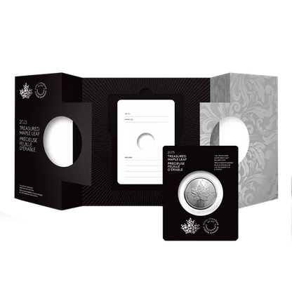 2023 Royal Canadian Mint $5 Pure Silver Coin 1 oz. 99.99% - TREASURED SILVER MAPLE LEAF COIN