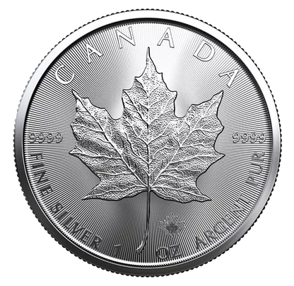 2023 Royal Canadian Mint $5 Pure Silver Coin 1 oz. 99.99% - TREASURED SILVER MAPLE LEAF COIN: Congratulations! Felicitations!