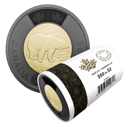 2022 Canadian Black-Nickel $2 Coin: Honouring Queen Elizabeth II (1926-2022)