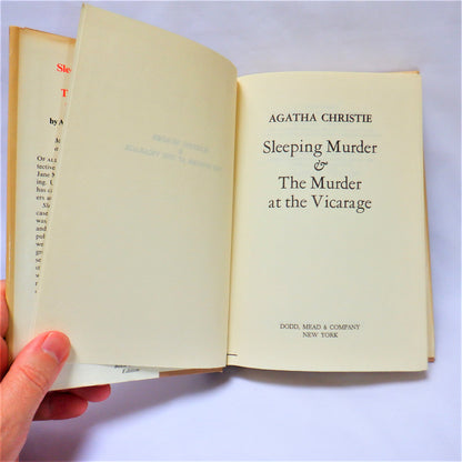 Sleeping Murder & The Murder at the Vicarage, Miss Marple's FIRST & LAST STORIES BY AGATHA CHRISTIE, 1976