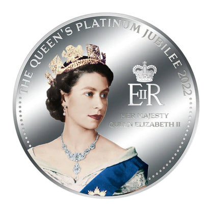 2022 SAMOA 50-Cent Commemorative Silver Coin: QUEEN ELIZABETH II PLATINUM JUBILEE