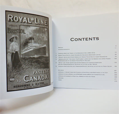 PASSENGER and MERCHANT SHIPS of the GRAND TRUNK PACIFIC and CANADIAN NORTHERN RAILWAYS, by David R.P. Guay (2016 1st Ed.)