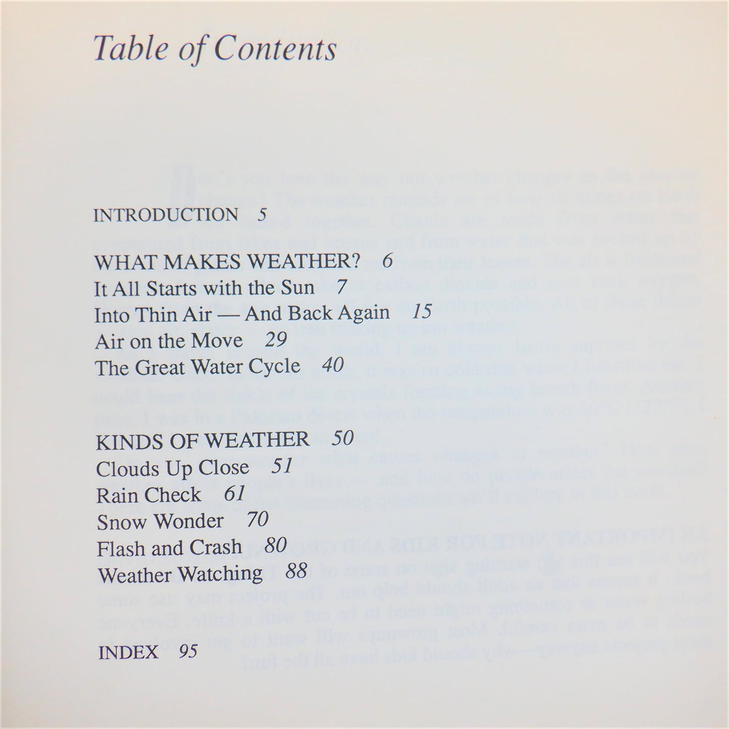 LOOKING AT WEATHER, A Young Adult Guide to our Climate, by David Suzuki & Barbara Hehner (1st Ed. SIGNED)