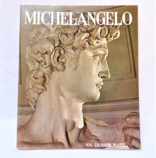 Michelangelo: Painter, Sculptor, Architect, in 104 Full-Coloured Plates, Book by Loretta Santini (1971 1st Ed.)