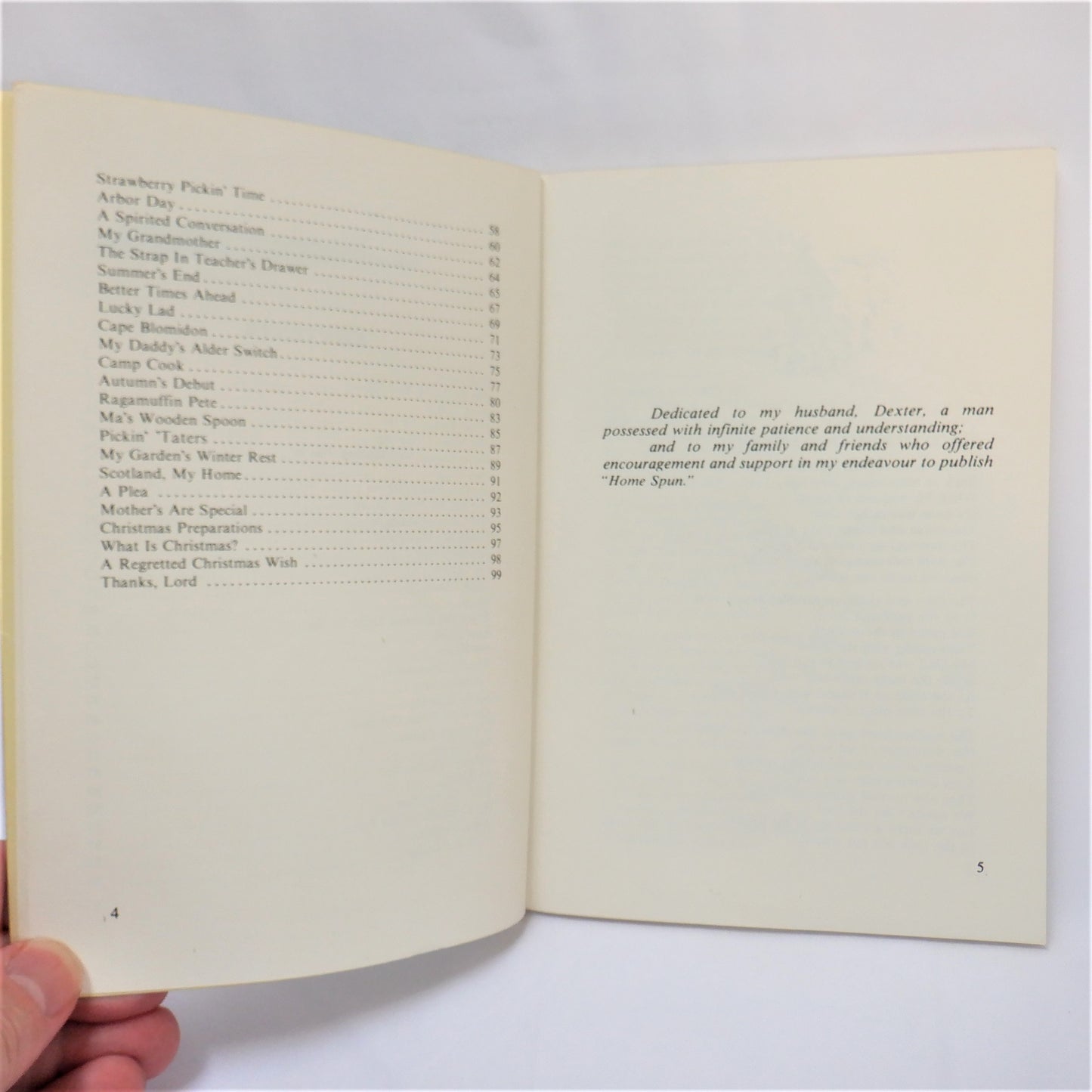 HOME SPUN, A Collection of Poems including: The Little Old Red School; Pickin' Taters; The Gypsies; The Little House Out Back, by Jennie Rogers (1st Ed. SIGNED)