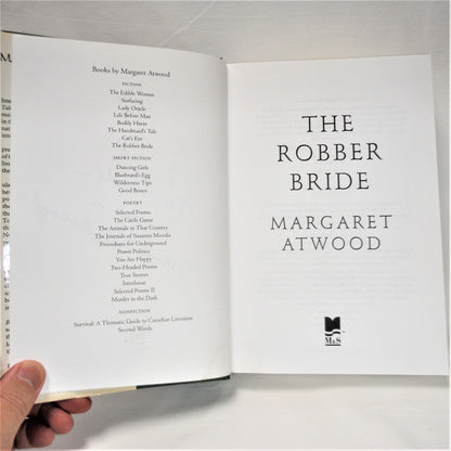 THE ROBBER BRIDE, A Novel by Margaret Atwood (1st Ed. SIGNED)