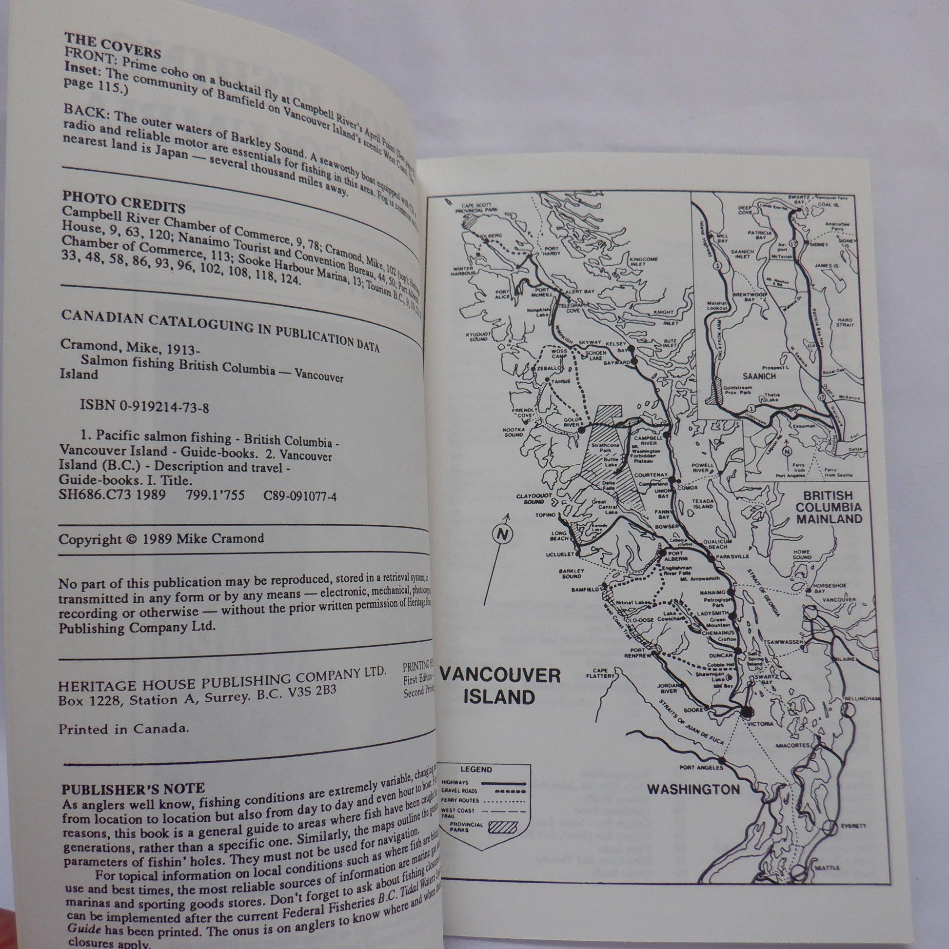SALMON FISHING BRITISH COLUMBIA, Volume 1 Vancouver Island, by Mike Cr –  Gillmore Coins & Collectibles